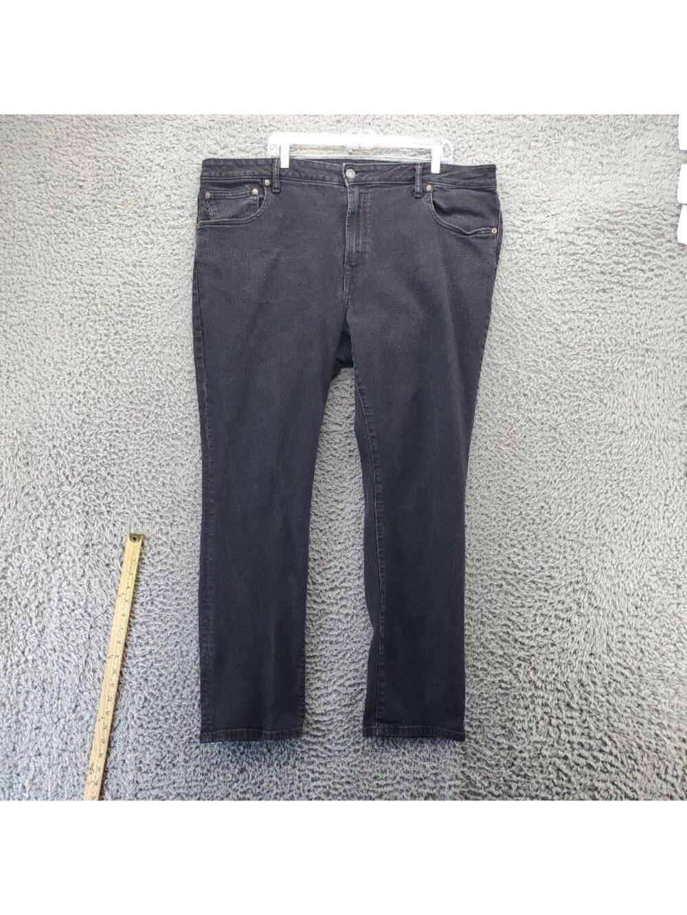 American Eagle Outfitters Jeans Mens 44X32 Black Slim Straight Airflex+ Stretch